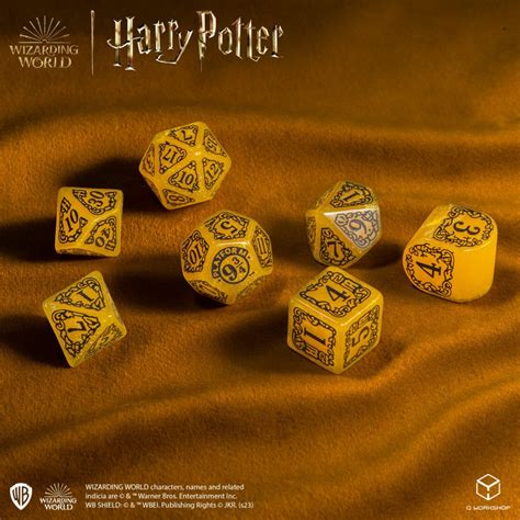 house hufflepuff metal dice|Harry Potter Dice: Hufflepuff Yellow Set (7) (Last .